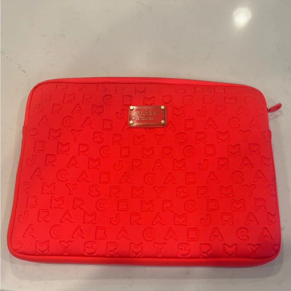 Marc By Marc Jacobs Red Quilted Tablet Sleeve